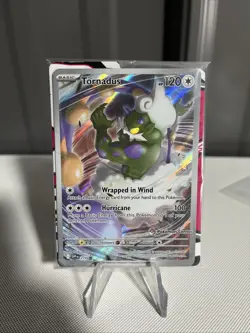 Pokemon TCG Tornadus SVP210 White Flare Promo Card Sealed, Pokemon Center Stamp - Image 1