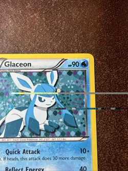 Glaceon BW90 Holo Black White Promo Card NEAR MINT CONDITION - Image 4
