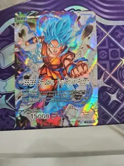 SSGSS Son Goku Soul Striker Reborn P-211 Foil Dragon Ball Super Card Game | NM - Image 1