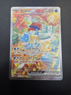 Keldeo EX 167/086 White Flare Pokemon Holo Card NM Condition - Image 3
