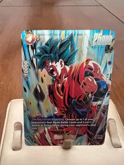 Dragon Ball Fusion World Son Goku Card 1st Anniversary FB02-119 Holo - Image 1