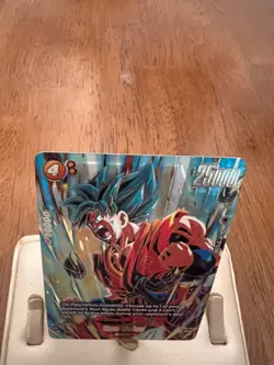Dragon Ball Fusion World Son Goku Card 1st Anniversary FB02-119 Holo - Image 2