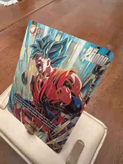 Dragon Ball Fusion World Son Goku Card 1st Anniversary FB02-119 Holo - Image 3