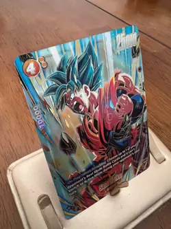 Dragon Ball Fusion World Son Goku Card 1st Anniversary FB02-119 Holo - Image 4