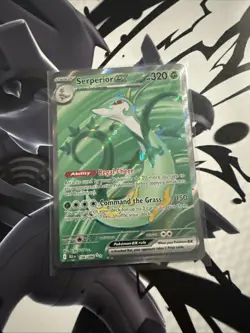 Pokemon TCG Serperior EX Black Bolt Secret Rare Holo Card 156/086 Mint Condition - Image 1