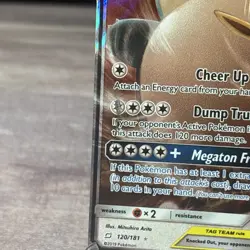 Pokemon TCG Eevee Snorlax GX Team Up Holo Ultra Rare Card 120/181 - Image 2