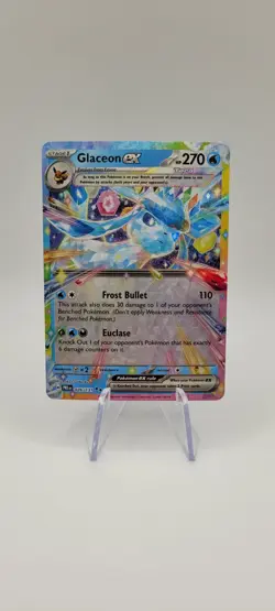 Pokemon TCG: Glaceon ex 026/131 Prismatic Evolutions Double Rare Card NM - Image 1