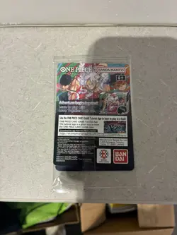 One Piece Monkey D. Luffy US Voyage College Basketball Promo Card SEALED - Image 2