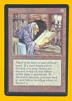 MTG LIBRARY OF LENG Beta (OldManMTG 012-102) - Image 1