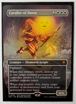 Cavalier of Dawn - Borderless - Special Guests - Mint - MTG - Image 1