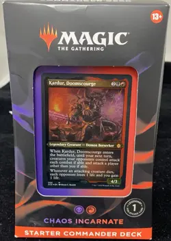 2022 Magic The Gathering Chaos Incarnate Starter Commander Deck Sealed - Image 1