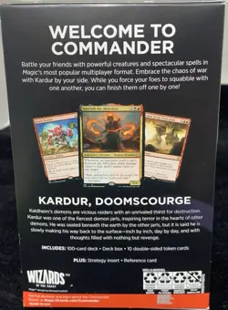 2022 Magic The Gathering Chaos Incarnate Starter Commander Deck Sealed - Image 2