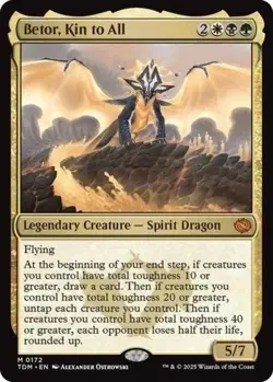 Betor, Kin to All #172 Tarkir Dragonstorm TDM Magic MTG Magic the Gathering - Image 1