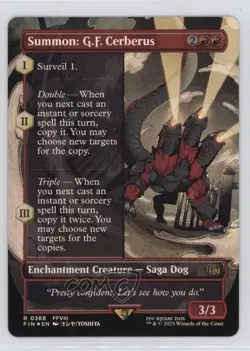 Summon: GF Cerberus (Borderless) Foil Magic: Universes Beyond: Final Fantasy FIN - Image 1