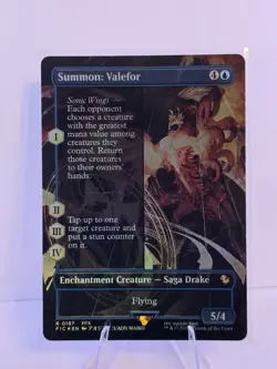 Summon: Valefor (Borderless) Commander: Final Fantasy Foil - Image 1