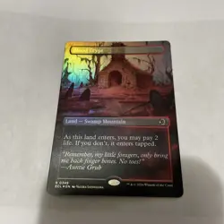 MTG Blood Crypt (Borderless) Lorwyn Eclipsed Foil 349 - Image 3