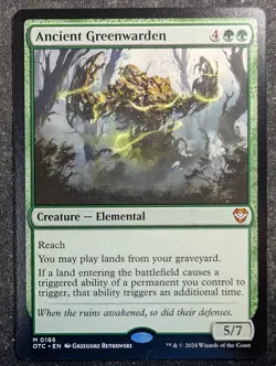 Ancient Greenwarden - Outlaws of Thunder Junction Commander (MTG) - Image 1
