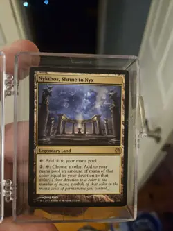 MTG Nykthos, Shrine to Nyx [Theros] (Regular) Land LP - Image 1
