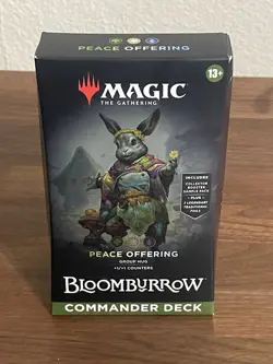 MTG Bloomburrow Commander Deck - Peace Offering - Magic the Gathering Sealed - Image 1