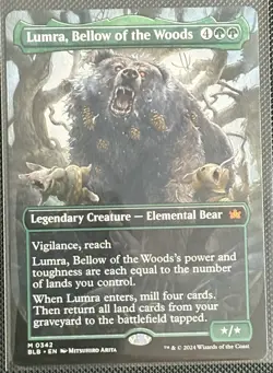 Lumra, Bellow of the Woods (Borderless) (0342) Bloomburrow Regular - Image 1