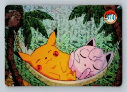 Pokemon Card - Pikachu & Jigglypuff #374 - Vending Machine - Holo - Image 1