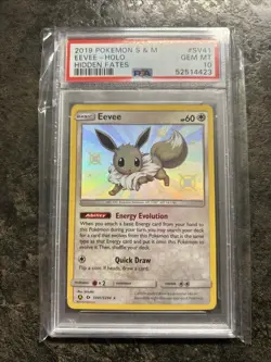 POKEMON EEVEE SUN MOON HIDDEN FATES SHINY VAULT SV41 PSA 10 GEM MINT - Image 1