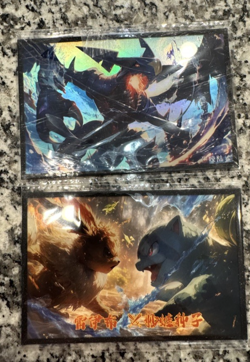 Pokemon Art Board Night Blade Lot Of 6 Cards. Gengar, Pikachu, Greninja, others - Image 2