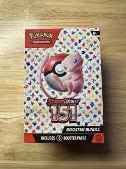 Pokemon TCG Scarlet & Violet 151 Booster Bundle Sealed New (6 packs) - Image 1