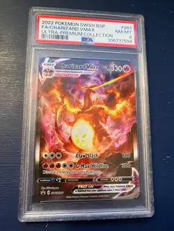 Pokemon TCG Charizard VMAX SWSH261 Sword & Shield Promo PSA 8 - Image 1