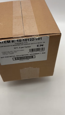 Pokemon TCG Team Rocket's Mewtwo EX League Battle Deck Box Case Sealed - Image 2