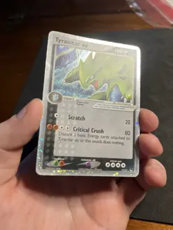 Tyranitar ex 17/17 Pop Series 1 2004 Holo Rare MP-HP Pokemon Vintage Holo - Image 4