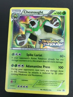 Chesnaught XY68 Breakthrough Prerelease Promo HOLO Rare NM Pokemon 2015 - Image 1