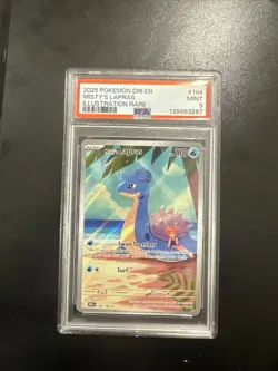 Pokemon TCG Misty's Lapras Destined Rivals 194/182 Psa 9 - Image 1