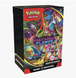 Pokemon Mega Evolution Phantasmal Flames Booster Bundle 6 Packs NEW & SEALED - Image 1