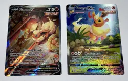 Flareon V/Vmax SWSH179/SWSH 180 Sword & Shield Black Star Promo, Pokemon TCG - Image 1