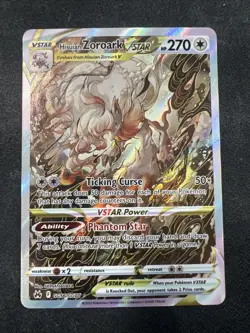 Hisuian Zoroark VSTAR - GG56/GG70 - Pokemon Crown Zenith Galarian Gallery NM - Image 1