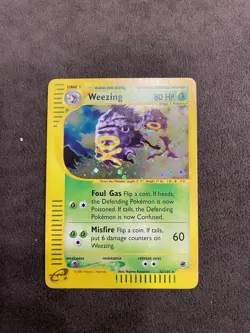 Weezing 32/165 Holo Expedition eReader Set Pokemon TCG LP - Image 1