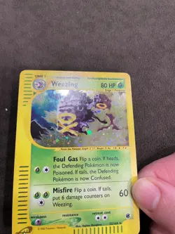 Weezing 32/165 Holo Expedition eReader Set Pokemon TCG LP - Image 3
