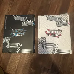 Pokemon Black Bolt & White Flare BINDER ONLY *BOTH - 1 of Each* - NEW! - Image 2