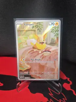 Pokemon TCG Holo Yamper Phantismal Flames 99/94 Rare NM - Image 1
