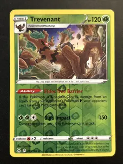 Trevenant 017/196 Pokemon TCG Lost Origin Reverse Holo Near Mint (NM) Rare - Image 1