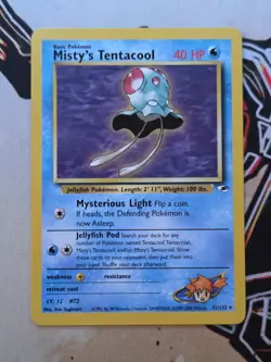 Pokemon 2000 - Vintage - Misty's Tentacool 32/132 Gym Heroes WOTC - Image 1