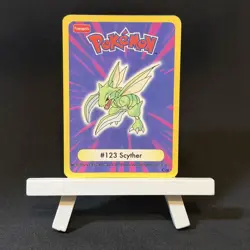Scyther (123) - C08 - 2004 Pokemon Funskool - Who Am IU - Pack Fresh - Image 4