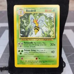 Beedrill 17/102 D.efending Error Misprint Pokemon Base Set LPU - Image 1