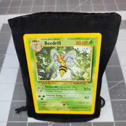 Beedrill 17/102 D.efending Error Misprint Pokemon Base Set LPU - Image 3