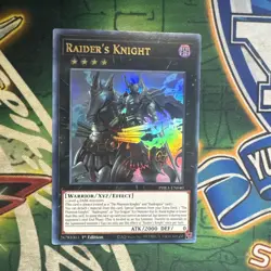 Yugioh! Raider's Knight PHRA-EN040 Ultra Rare 1st Edition NM - Image 1