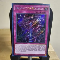 Yugioh Transaction Rollback Secret Rare RA04 - Image 1