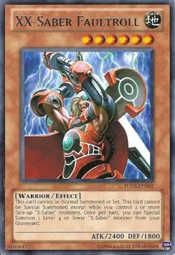 Yugioh! LP XX-Saber Faultroll - TU03-EN007 - Rare - Unlimited Edition Lightly Pl - Image 1