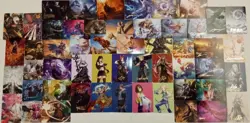 Final Fantasy Art Series Complete Gold Signature #1-53 Card Set NM/M - Image 1