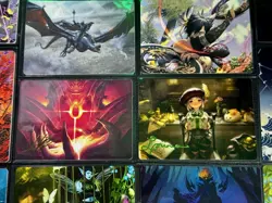 Magic: The Gathering Final Fantasy & LOTR Art Card Series Lot of 18 Gold Stamp - Image 2